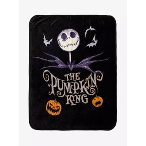 Disney The Nightmare Before Christmas Pumpkin King Throw Blanket‎